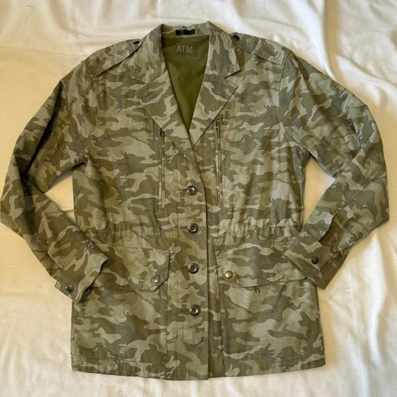 ATM Medium Camo Field Jacket Utility Military Camouflage ~Anthony Thomas Melinno