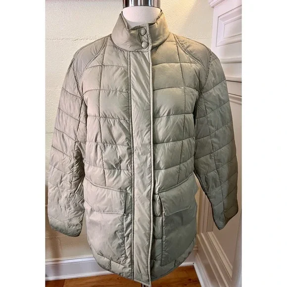 Women's‎ Grayers Paragon Quilted Featherweight Jacket Size M Slate Green
