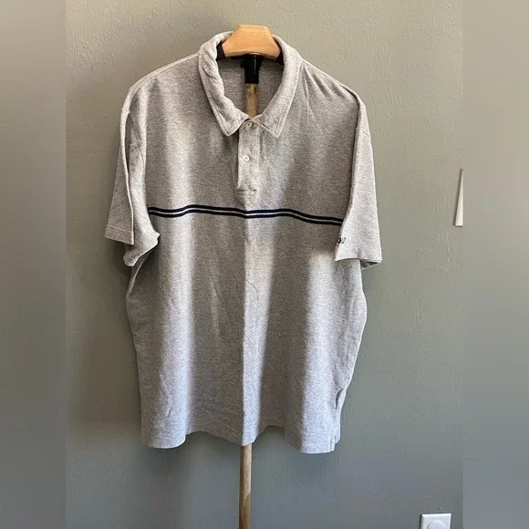 Ralph Lauren Gray‎ Polo with Black Stripe