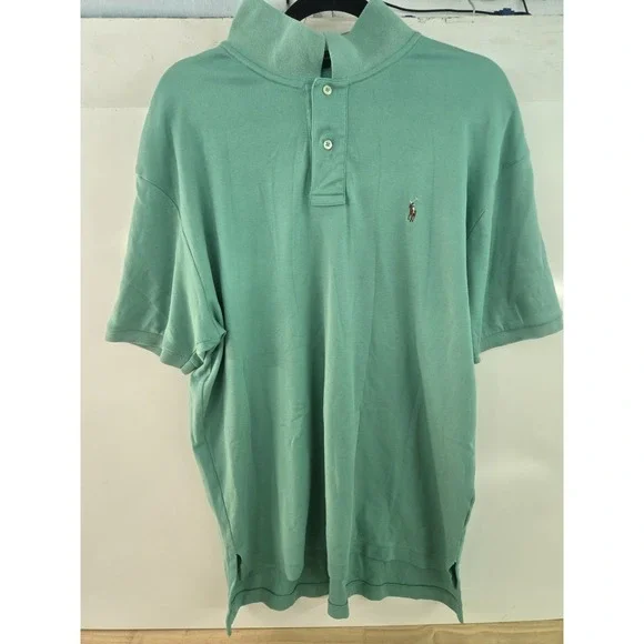 Ralph Lauren‎ Polo Shirt Mens XL Mint Green