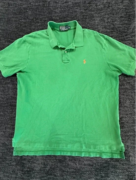 Polo Ralph Lauren Men’s XL Green Short Sleeve Polo Shirt Pony Logo