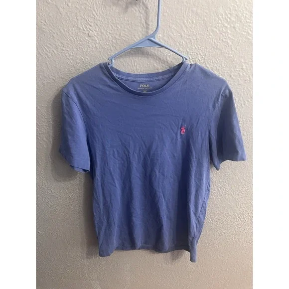 Polo Ralph Lauren Crew Neck‎ T Shirt Mens Size Medium Blue Classic Fit