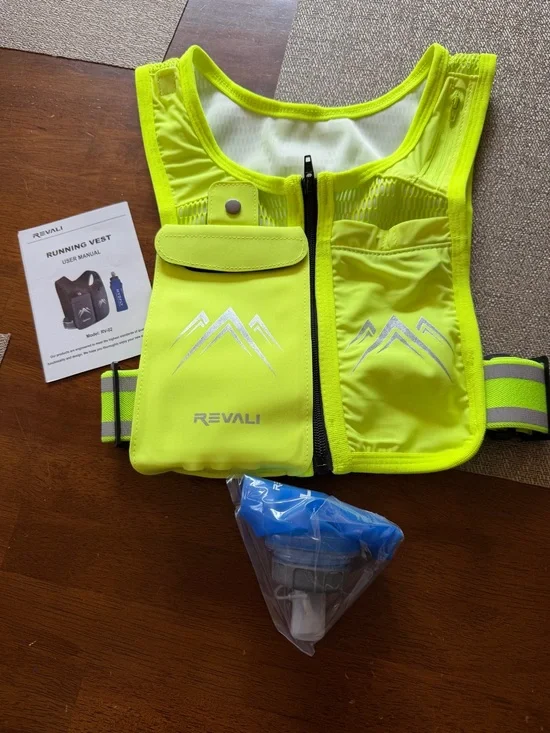 New‎ neon yellow running vest
