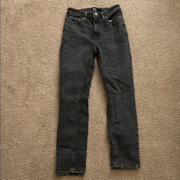 Urban Outfitters- BDG Girl Friend High Rise Charcoal Denim Pants size 25
