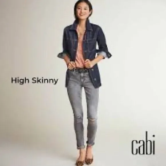 CAbi Jeans High Skinny 4 Gray