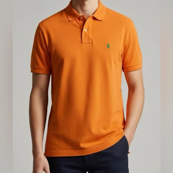 Ralph Lauren Vibrant Orange Polo Shirt