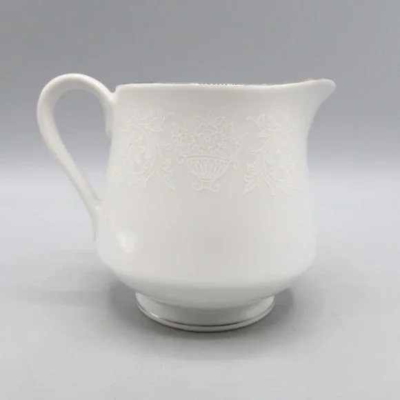 Vintage Crown Victoria Lovelace Fine China Creamer Made in Japan 3.5