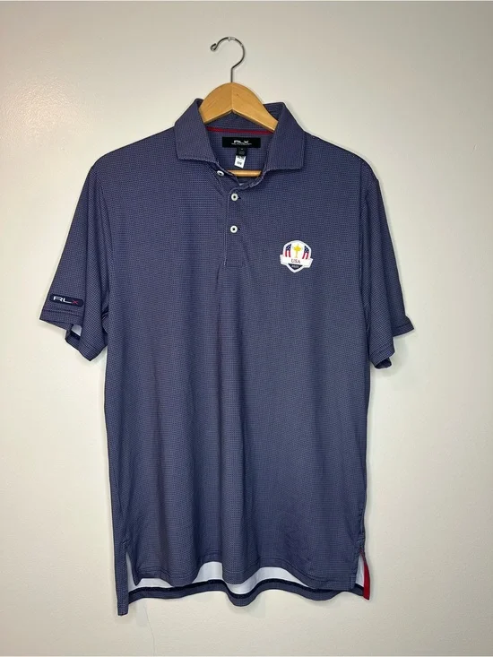 RLX Ralph Lauren Navy Short-Sleeve Golf Polo USA 2025 size M
