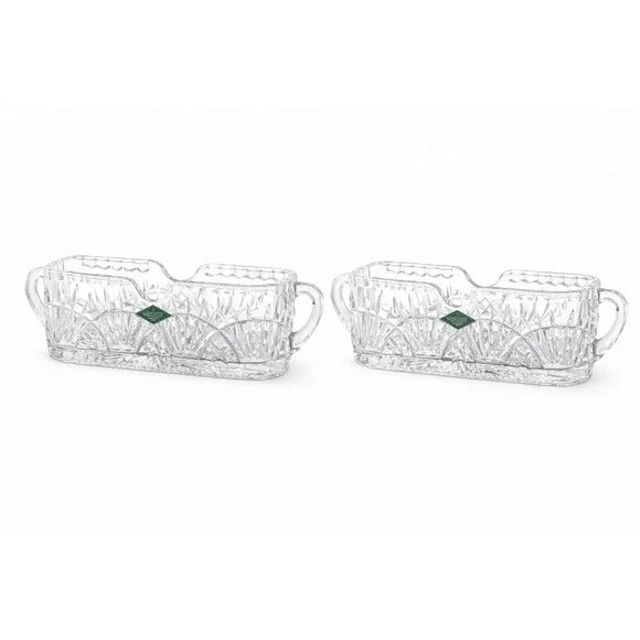 SHANNON CRYSTAL Flatware Cutlery Holders Set of 2 – Ireland Design‎
