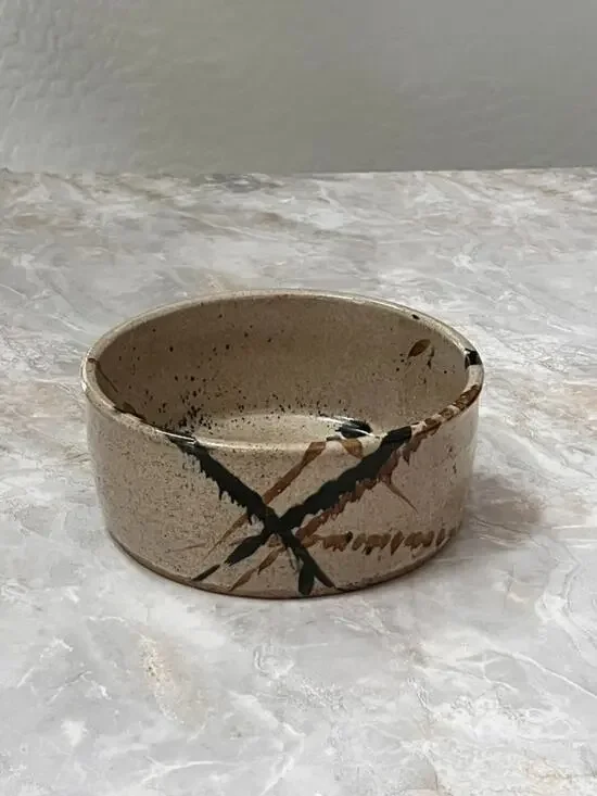Studio Art Pottery Stoneware Bowl 6.6