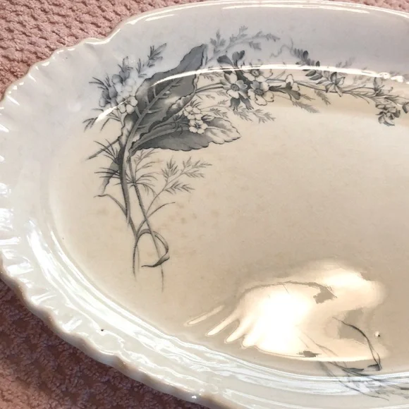 Vintage Alva Serving Platter by John Edwards 15”x10.5”