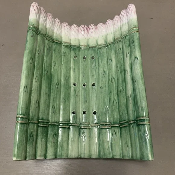 Vintage The Haldon‎ Group 1987 Curved Asparagus Dish Japan