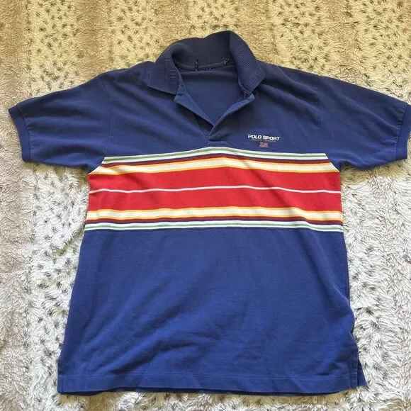 Ralph-lauren Men's Navy and Blue Polo-shirts
