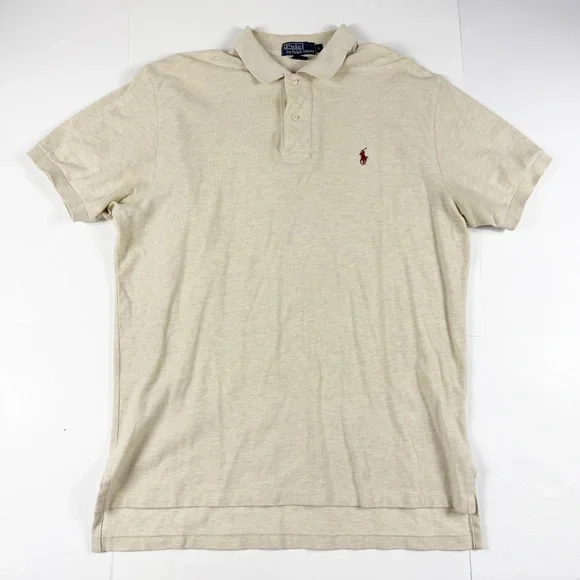 Ralph Lauren Men's Beige Polo Shirt‎