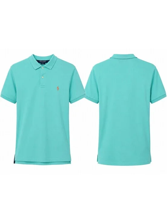 Polo Ralph Lauren Pro Fit Soft Cotton Polo Shirt Light Green Size Large