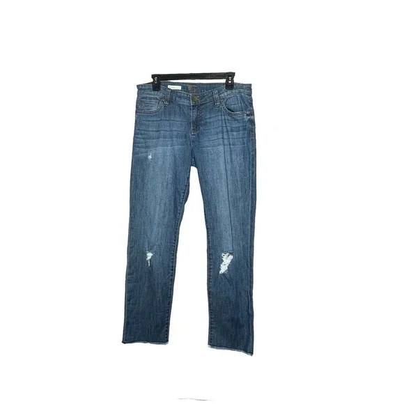 KUT from the Kloth Women's Blue Denim Boyfriend Jeans Size 8