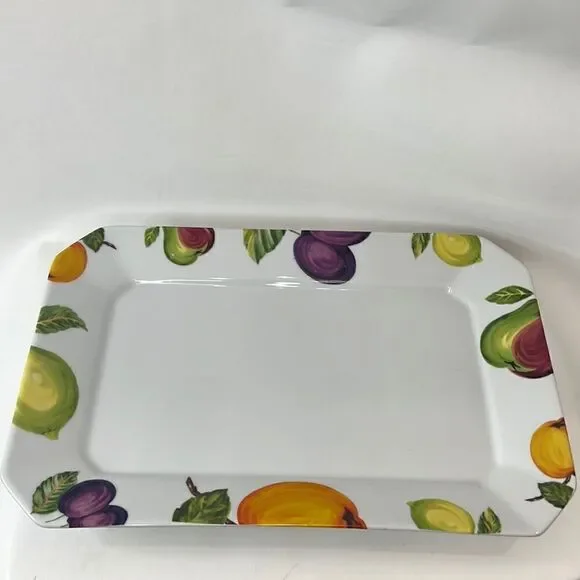 Garry’s Serving Platter Dried Fruit & Nuts 9 1/2 X 15 Inches Weigh 4 Pounds 7 Oz