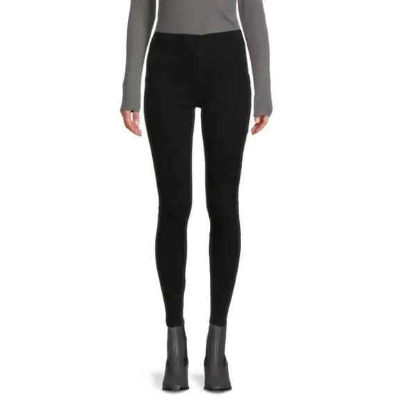 RAG & BONE Nina High-Rise Pull On Slim Fit Black Jegging Pants Size 4