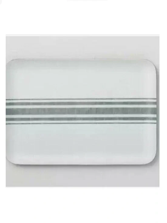 Hearth & Hand Variegated Center Striped Melamine Serve Tray