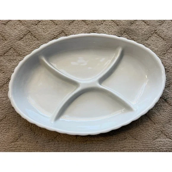 Studio Silversmiths Cordon Bleu Oval Sectional Server Platter