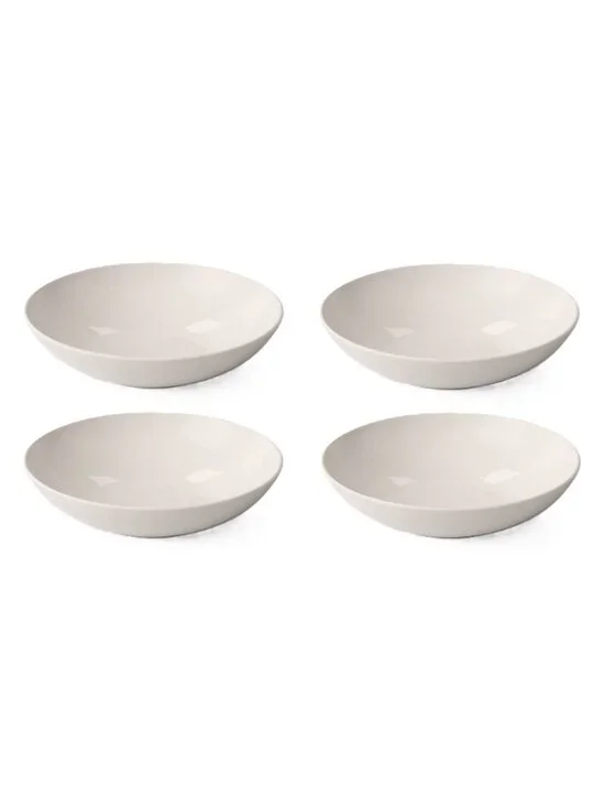 Threshold Set of 4 Ivory Off White Large 67 oz Serving Bowls BPA Free Plastic