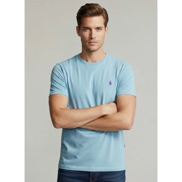 Polo Ralph Lauren Crew Neck  Men's Classic Fit 100% Cotton T-shirt L