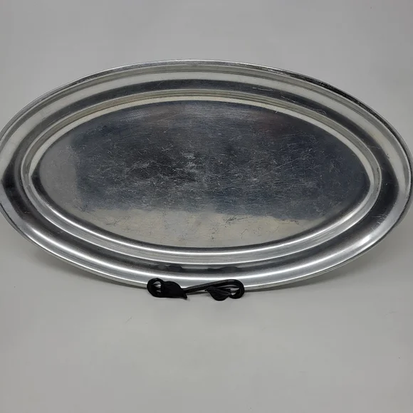 Wilton Armetale RWP Small Oval Serving Platter Oven Grill Chill‎ Safe Serveware
