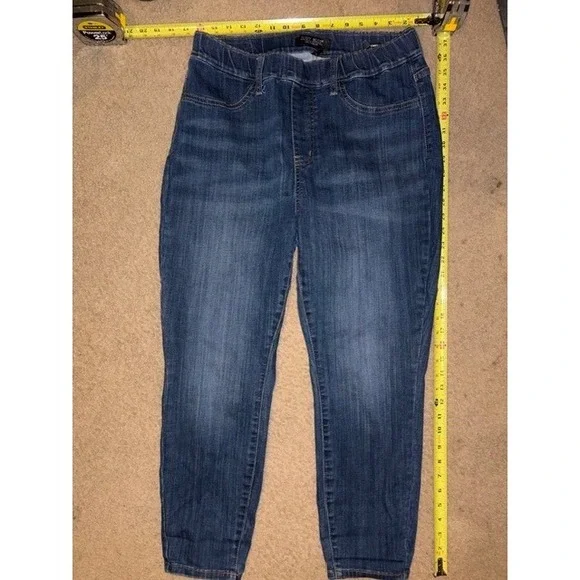 Judy Blue Womens 14W Pull On Skinny Jeans Dark Wash High Rise JB88539 T35-27