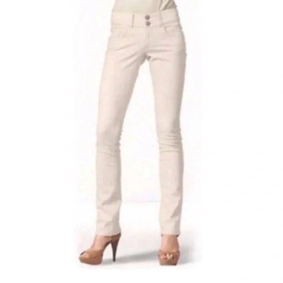 CAbi Lou Lou Blush Pink #874 Straight Jeans - Size 2