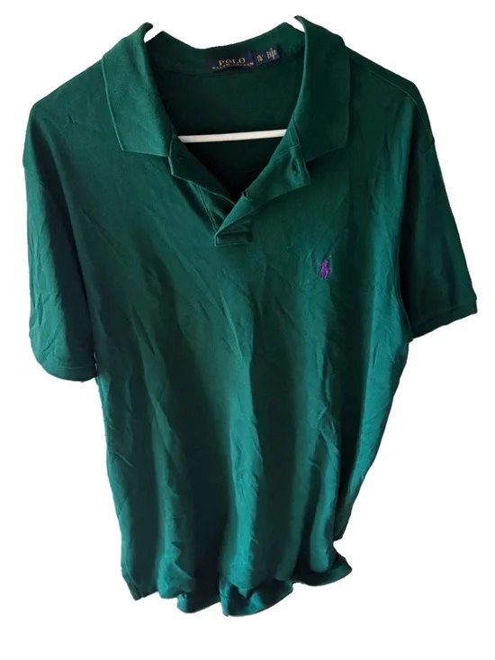 Polo by Ralph Lauren Men's Green Polo Shirt XL
