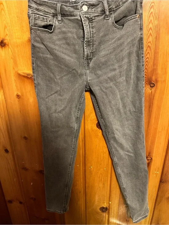 Old Navy Gray Women's High-Rise Skinny Jeans