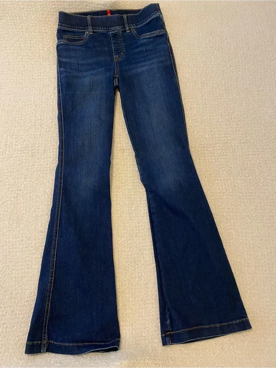 SPANX Dark Blue Flare Jeans