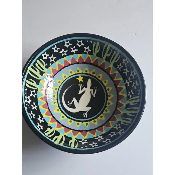 Vintage DENISE FORD Ceramic ART Pottery BOWL SIGNED Dated 1992 8