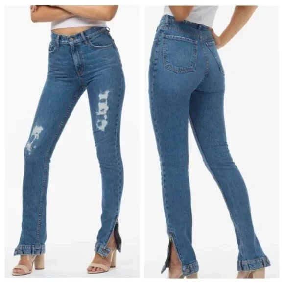 Revice Denim Farrah Medium Wash Jeans Size 28