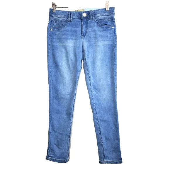 Democracy Womens 6 Ab Technology Skinny Jeans Blue‎ Stretch Distressed