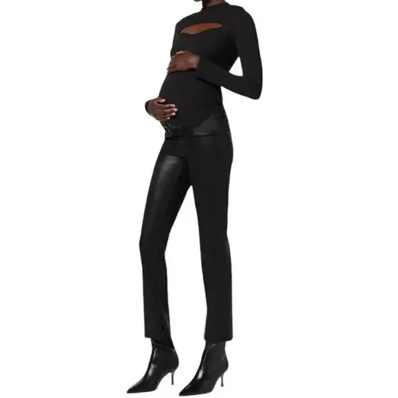 New Women’s Hudson Jeans Maternity Nico Straight Ankle Jeans Size 32