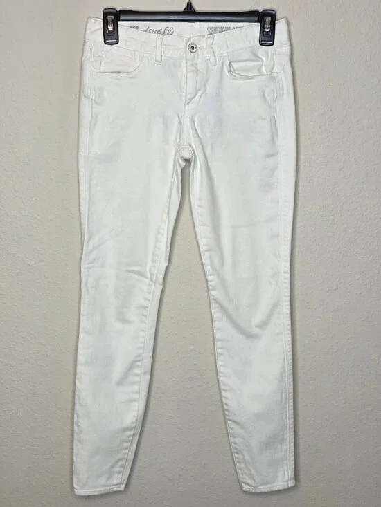 Madewell Skinny Ankle White Jeans, Size 24