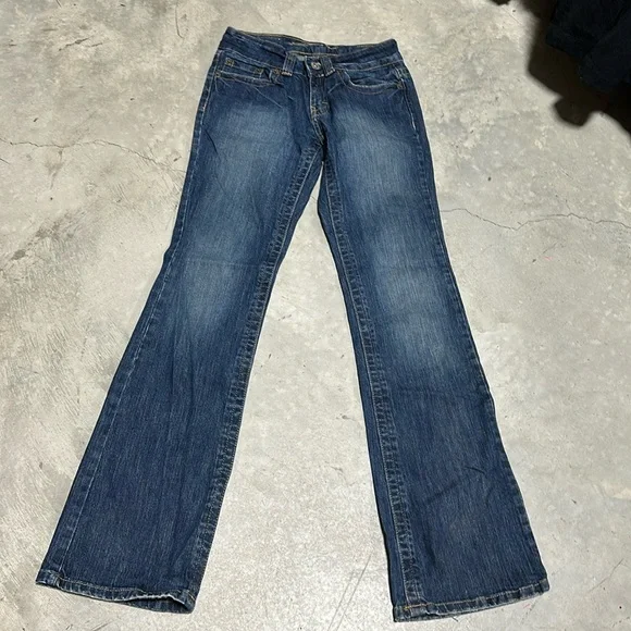 us polo assn jeans‎ size 3/4 university low rise boot cut dark denim / Box 2-60