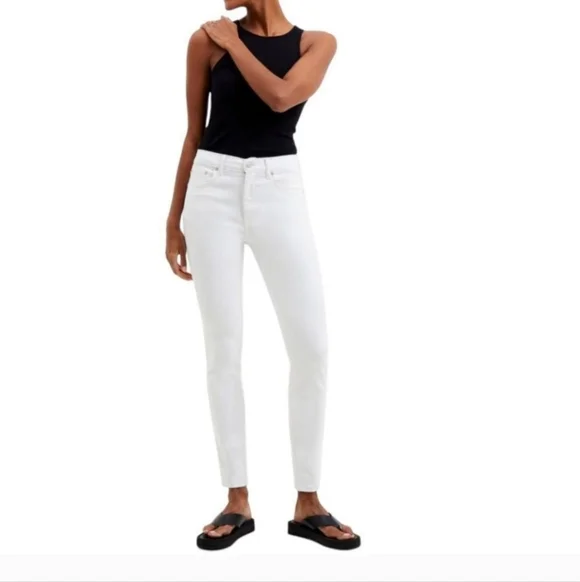 French Connection Size 6‎ White Ankle Jeans