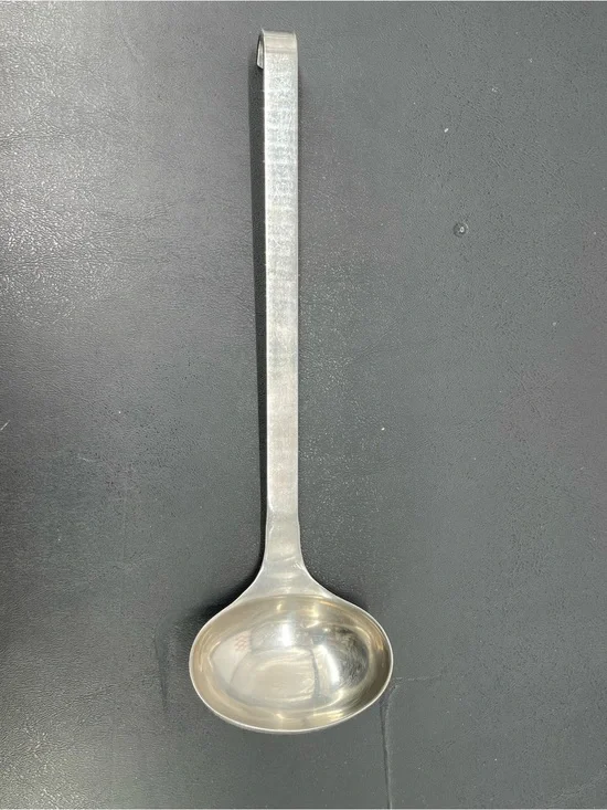 Vintage Carlo Giannini Made Stainless Steel Silver Serving Ladle 18/10