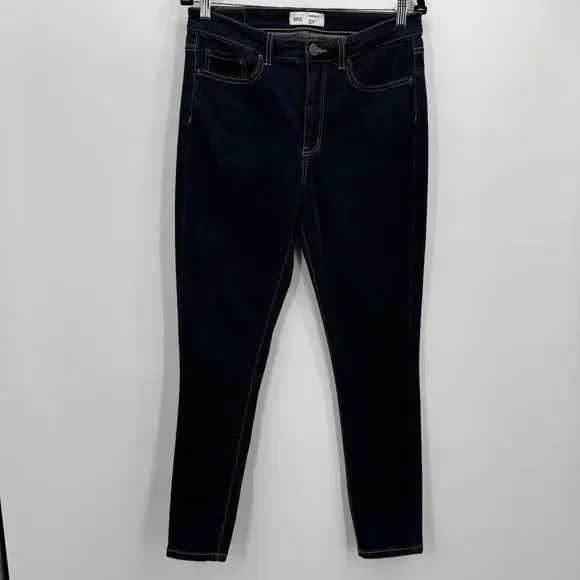 BKE Parker Jeans Womens‎ 29 Dark Blue Wash High Rise Skinny Stretch Denim