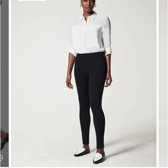 • Spanx • Women’s Jean-ish® Ankle Leggings Black  Small / 2-4