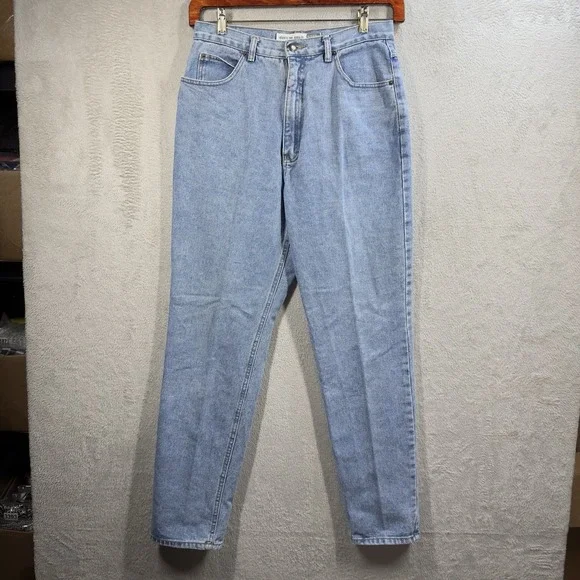 Bugle Boy Vintage Women's Jeans Sz 14L High Rise Relaxed Leg Mom Pants Easy‎ Fit