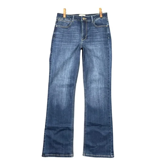 Wrangler Flare Jeans Womens 10 Blue High Rise Stretch Denim Rodeo Western
