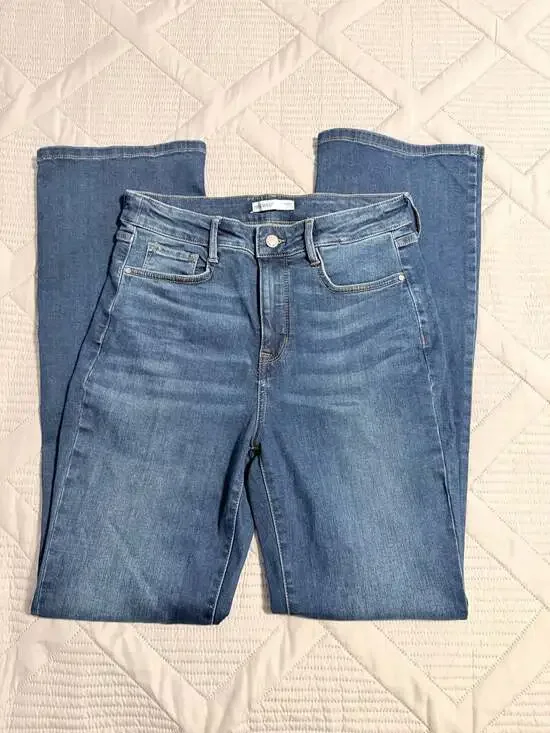 Nine West Women's Blue Denim High Rise Bootcut Jeans Size 10