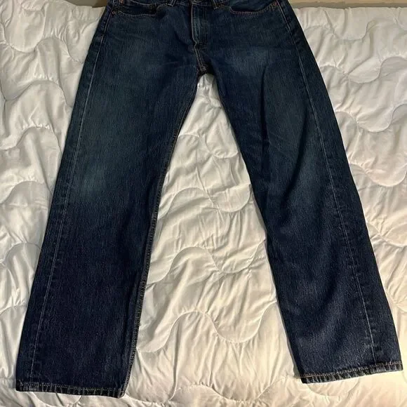 Levi’s 505 Denim Waist: 34, Inseam: 30 inches