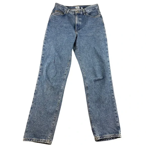 Vintage Calvin Klein Jeans 8 Blue High Waisted Straight Leg 100% Cotton Denim‎