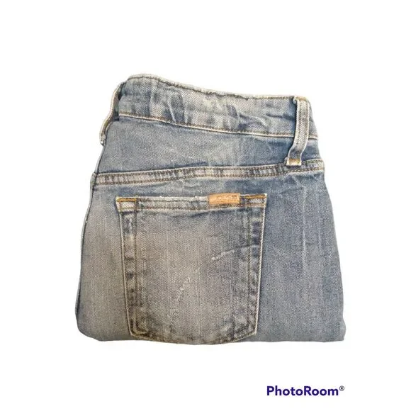 Joe's Jeans boyfriend slim crop distressed jeans size‎ 28 women's