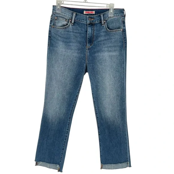 Johnny Was Raw Hem Straight‎ Leg Jeans 28
