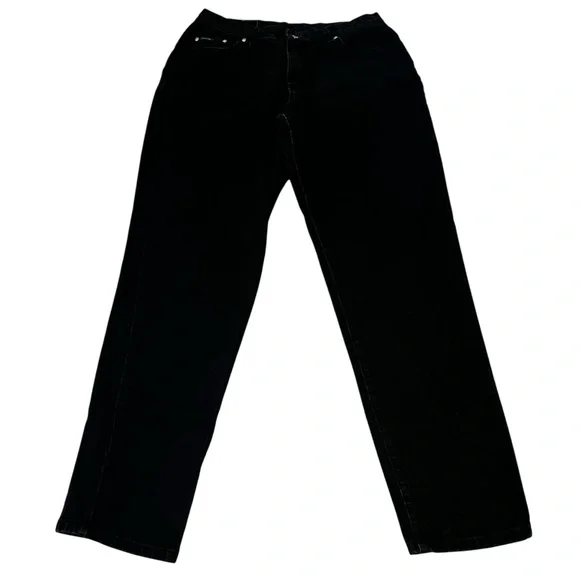 Vintage Riders‎ Black Denim Jeans Women’s 18 Long High Rise 90s